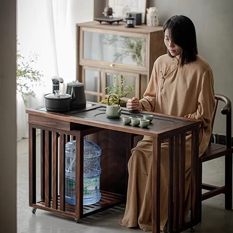 Mesa de centro combinada cadeira giratória