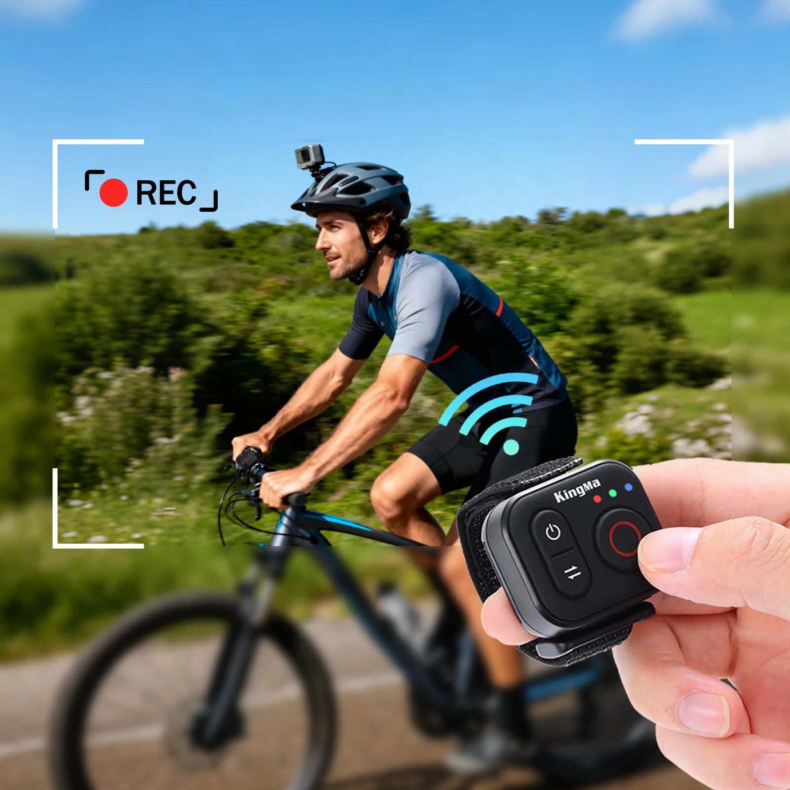 Wireless Remote Switch for DJI Action 6 5 Pro 4 Bluetooth Camera Controller Wrist Band Selfie Helper for Osmo 360 Accessories