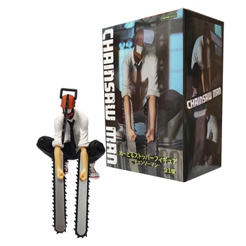 יושב chainמסור דמות של אטריות chainמסור דם שד שד pawa נוף דמות קישוטי, אנימה דמות קישוטי מודל