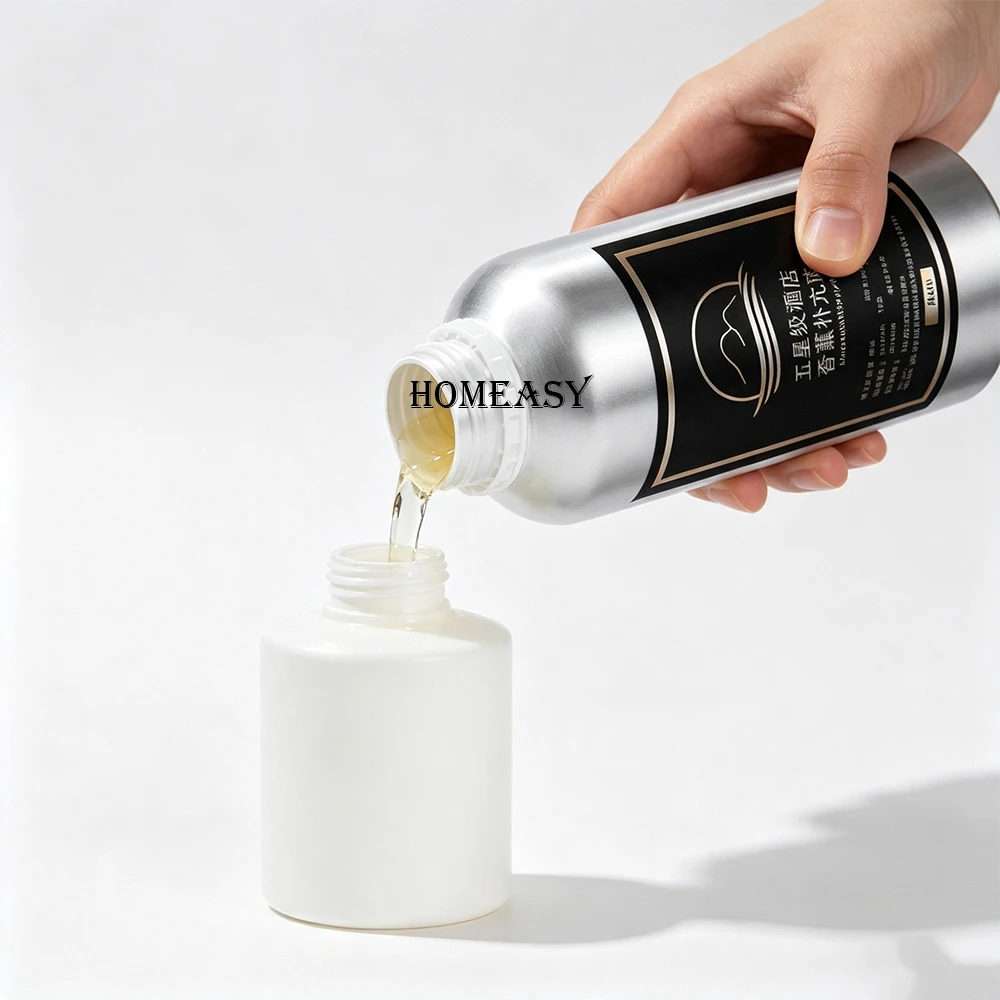 Hilton Hotel Scent Diffuser Refill Oil, 500ml 1L Large Capacity Aroma Oil For Reed Sticks Diffuser Machine Bedroom Air Freshener