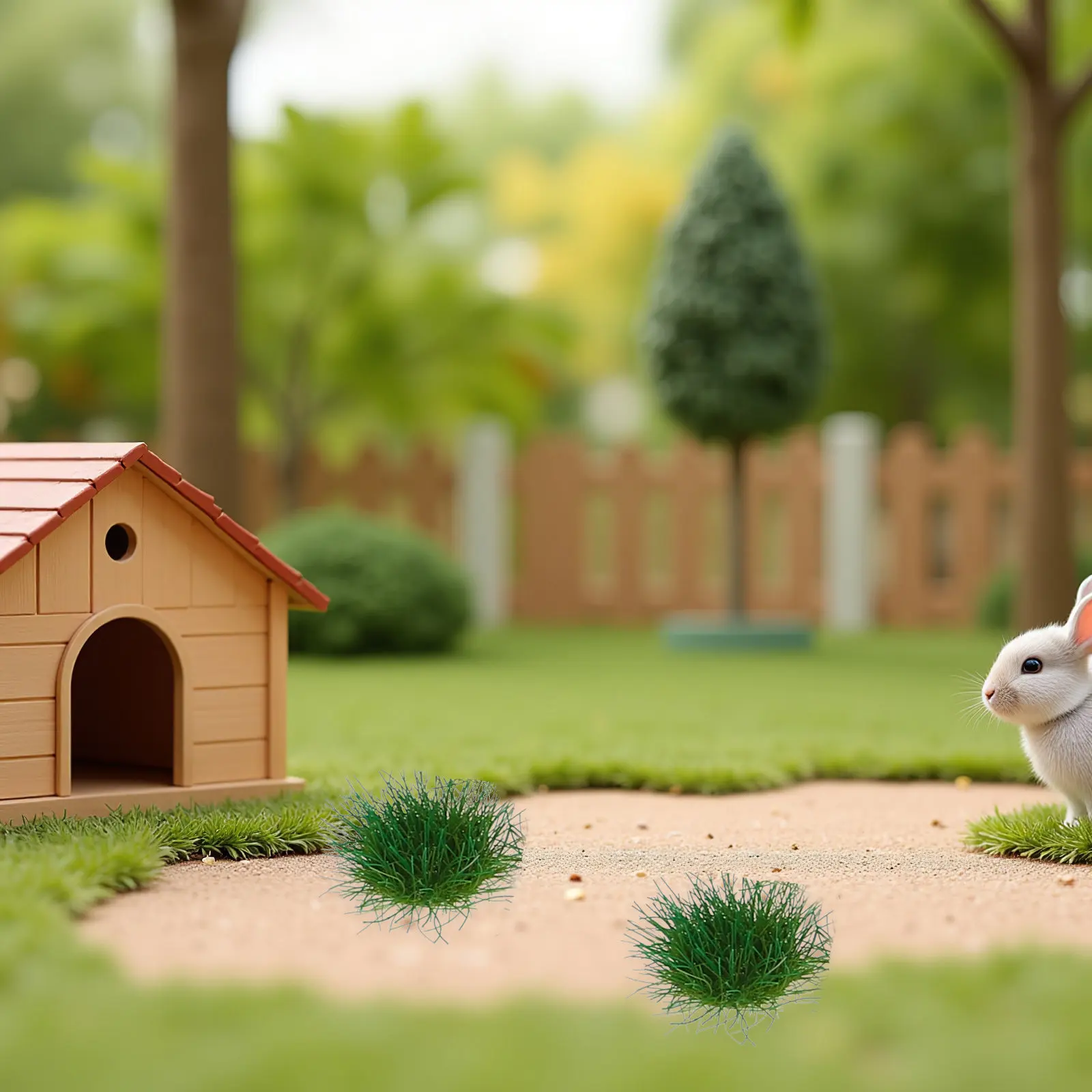 

4Pcs Artificial Static Grass Tufts Miniature Green Clusters for Railway Scenery DIY Terrain Layout Sand Table Micro Landscape