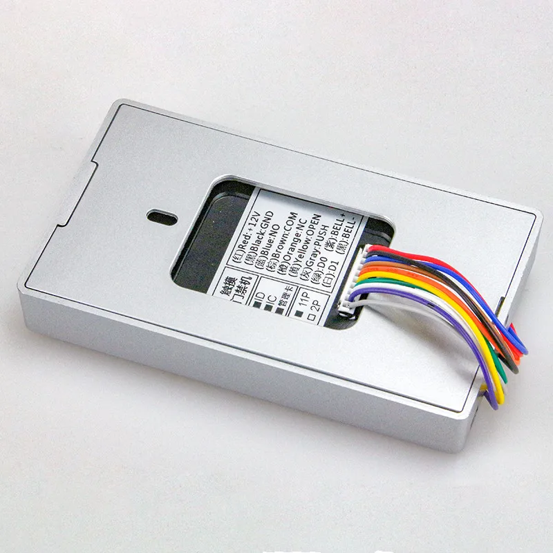 13.56MHz Access Control Machine Dual-Frequency Waterproof Password Touch 8000 User Access Control Glass Door 125KHz Card Swiping