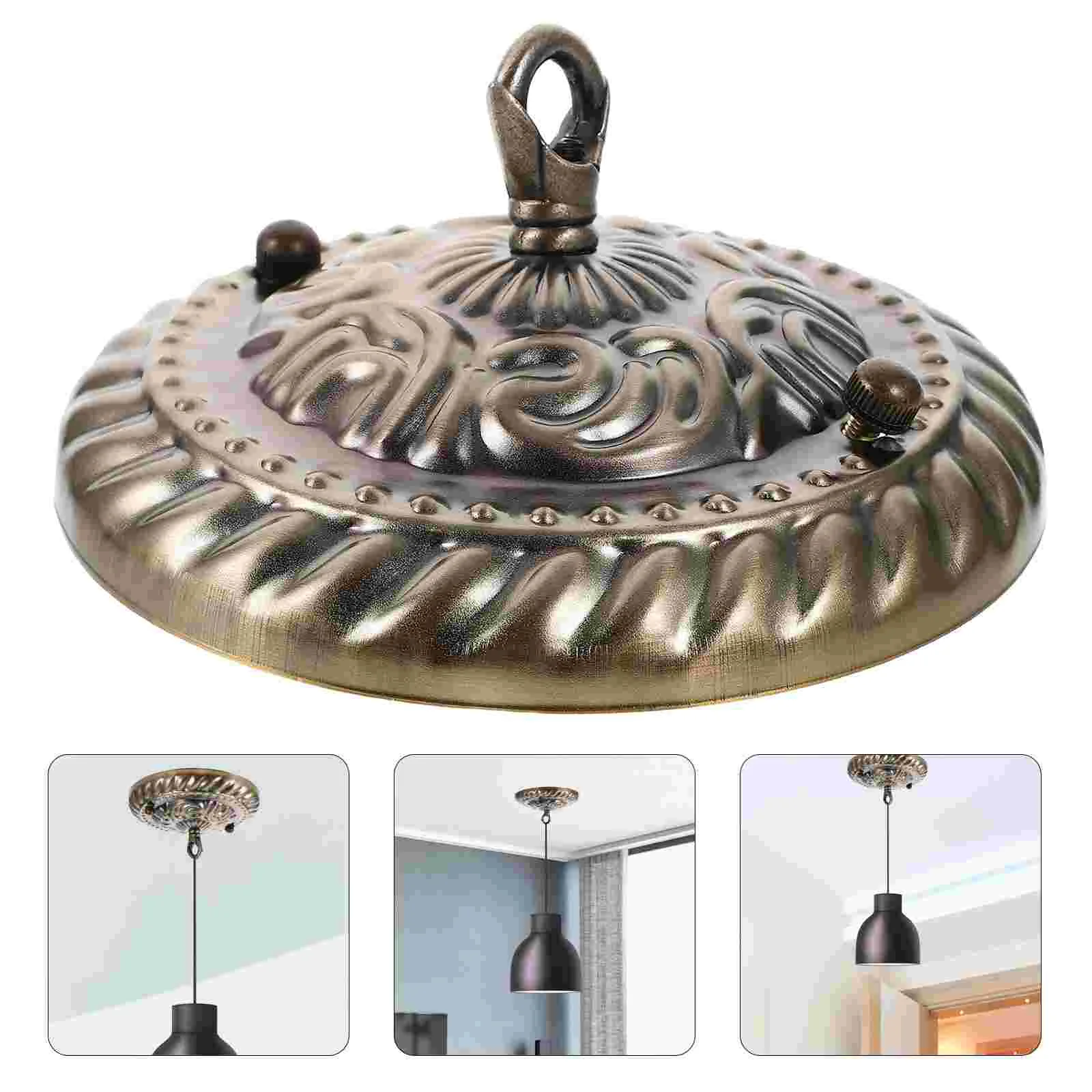 

Chandelier Hook Pendant Light Canopy Crystal Adaptable to Different Chandeliers for Iron Kit