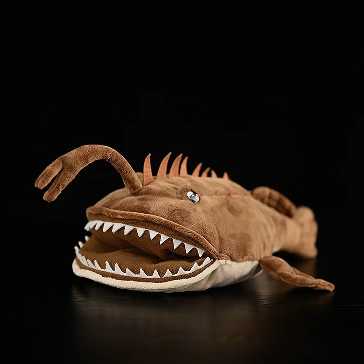 

New arrival Anglerfish Monkfish High Quality Americanus Plush Toys Lifelike Sea Animals Simulation Doll Toy For Children Birth