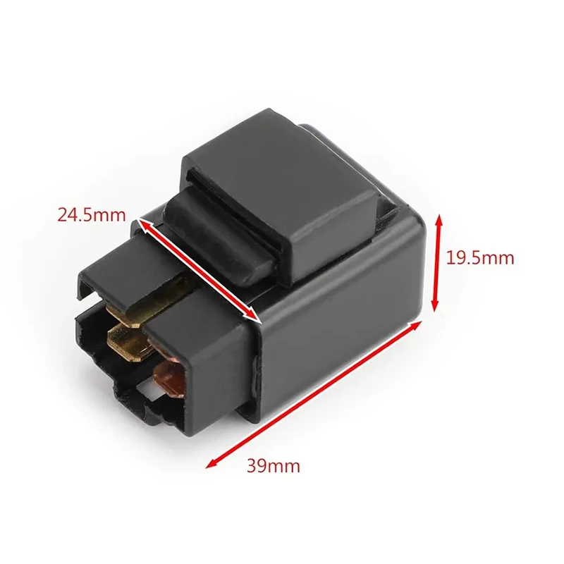 1 Pc Motorcycle Starter Relay Fuel Pump Fan Off Relay Fit For Suzuki Kawasaki Polaris 38740-38B00 38740-24X50 38740-39A00