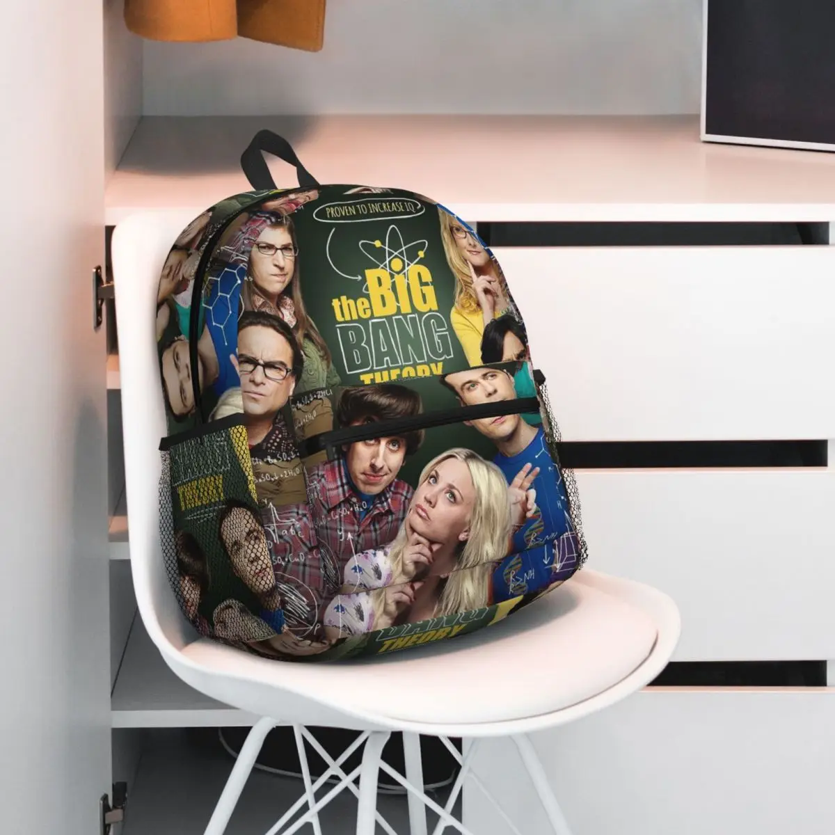 The Big Bang Theory Backpack Daypack Large Capacity Boys Girls BookBag School Bag Shoulder Bags for Men Women