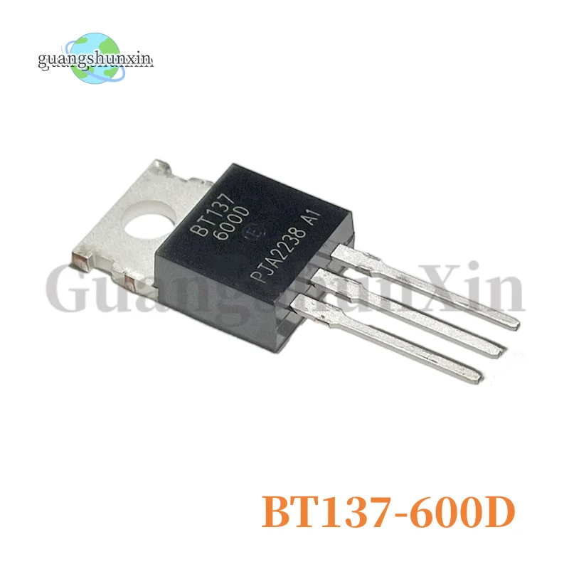 10pcs BT136-600E BT136-600D TO-220 BT136 600D BT136-600 BT137-600D BT138-600D BT139-600D Three terminal bidirectional thyristor