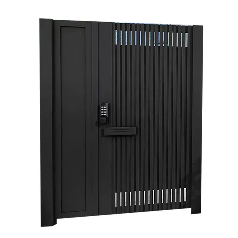 Modern Aluminum Alloy Sliding Garden Door Simple Art Design for Rural Self Built House Outdoor Entrance