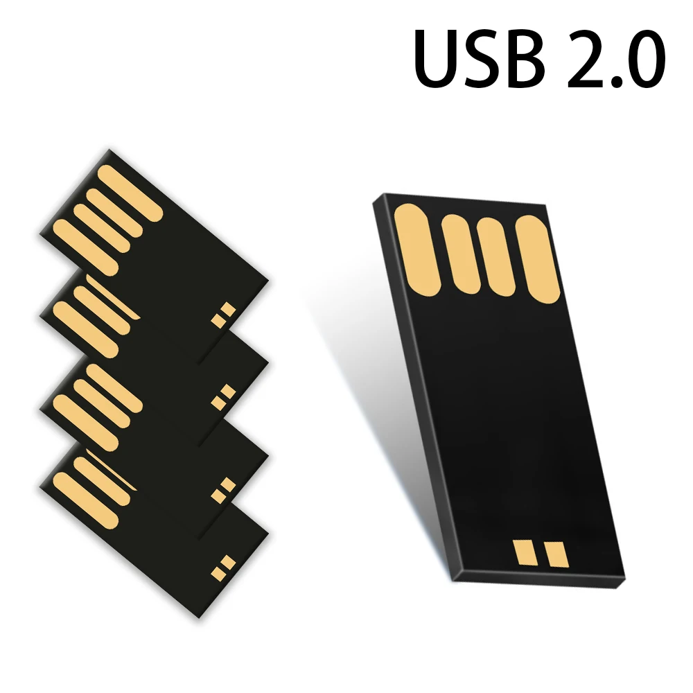 Factory wholesale chip Long USB 2.0 4GB 8GB 16GB 32GB 64GB U disk chip pen drive usb flash drives semi-finished Memory stick