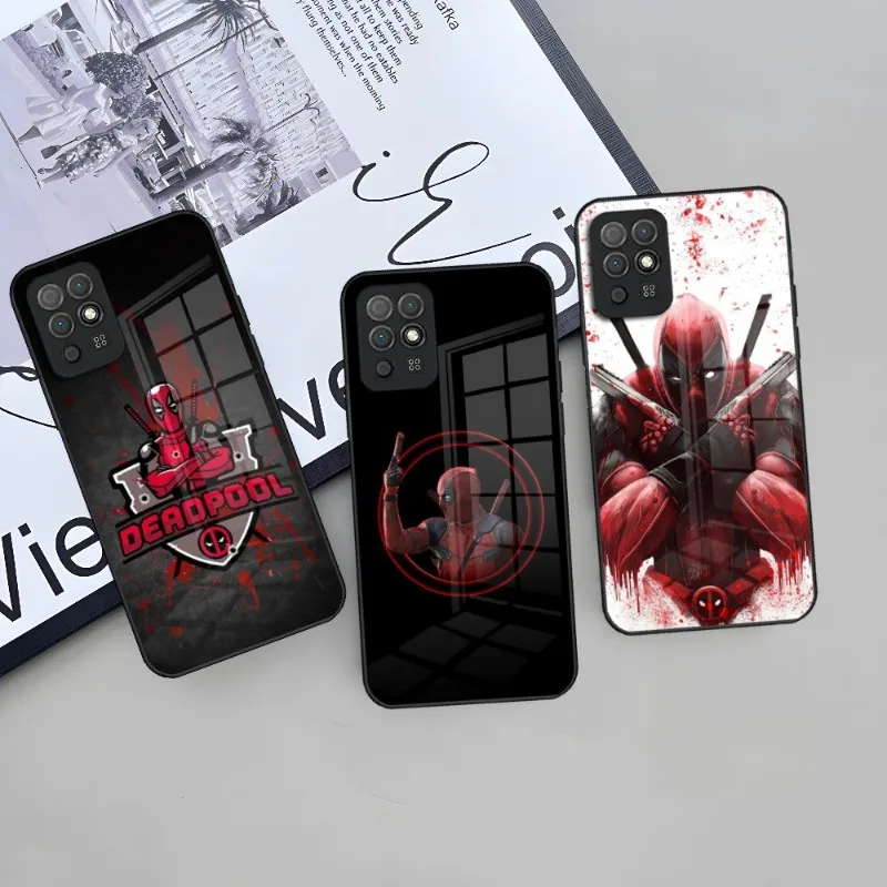 Cool Immortal Deadpool Groot Phone Case For Huawei P50 P30 P40 P20 P9 Smartp Z Pro Plus 2019 2021 Glass