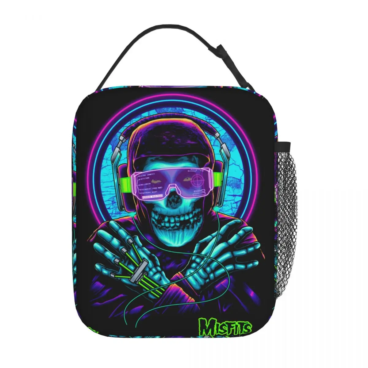 The Misfits Punk Rock Band Merch Thermal Insulated Lunch Bag Reusable Misfits Theme Design Bento Box Thermal Cooler Food Box