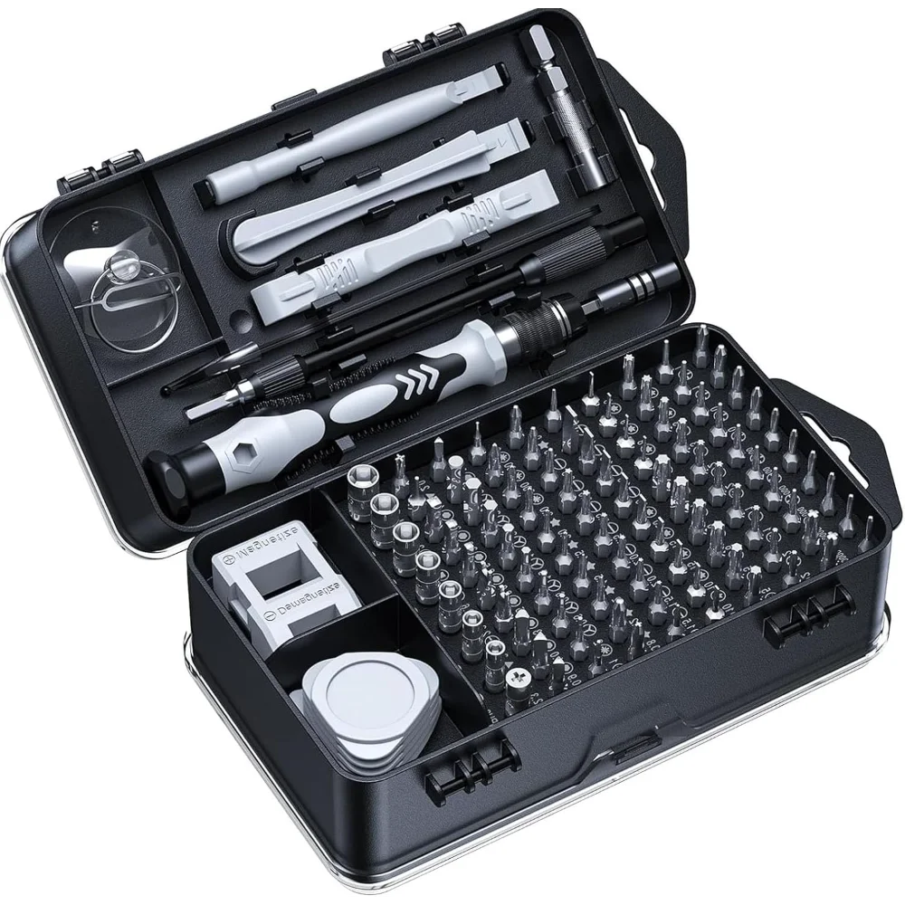 

115-in-1 Precision Screwdriver Set, Mini Professional Magnetic Repair Tool Kit for Phone, Computer, Watch, Laptop, MacBook, Game