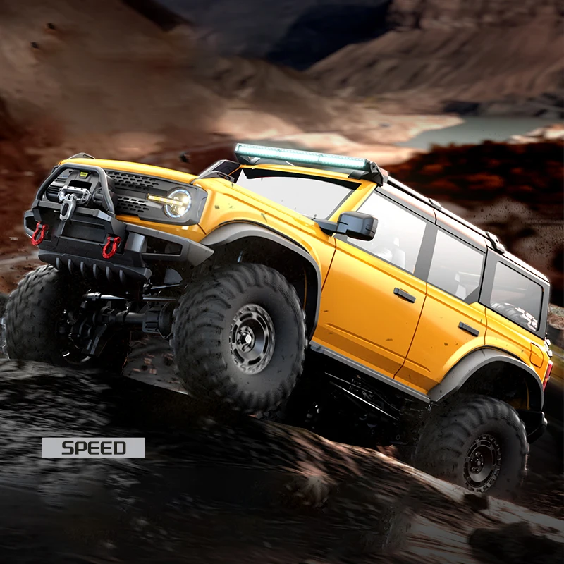 HB Rc Modell 1/10 Upgrade RC Crawler 4WD RTR 2,4G Elektrische Fernbedienung Rock Geländewagen mit Bunten LED Lichter Spielzeug – Detail 5