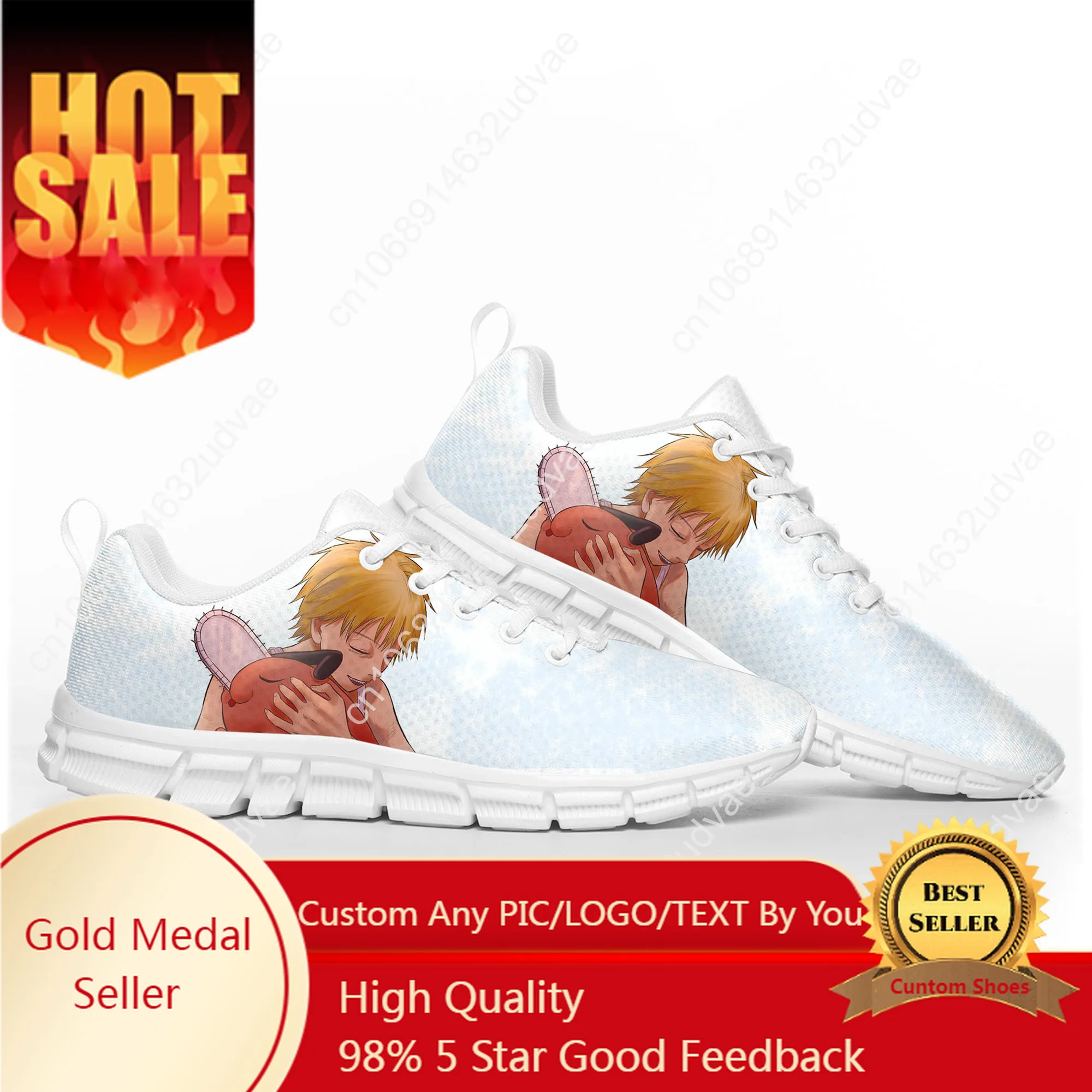 

C-Chainsaw Man Sports Shoes Mens Womens Teenager Customized Sneakers Casual Custom Made Shoe High Quality Couple Shoes