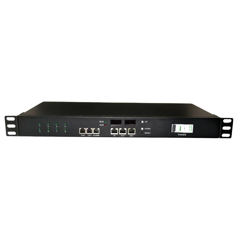 Rack-mounted intelligent PDU cabinet socket 8-port C13 HTTP SSH SNMP TELNET protocol multi-user LAN management power supply