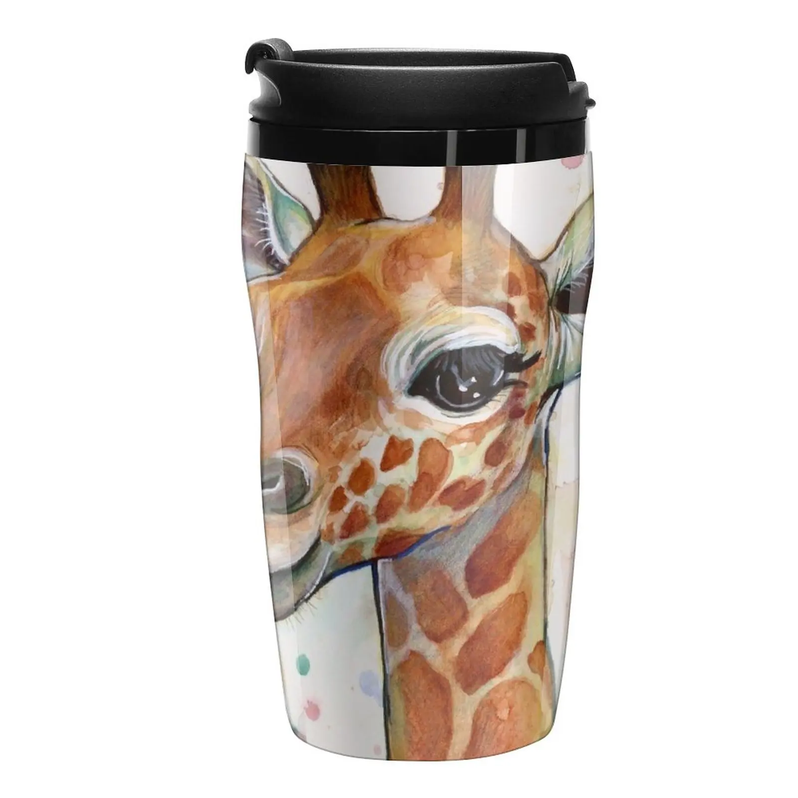 

New Baby Giraffe Watercolor Painting, Nursery Art Travel Coffee Mug Thermo Coffee Mug Tea Cup Coffee Set Espresso Coffee Cups