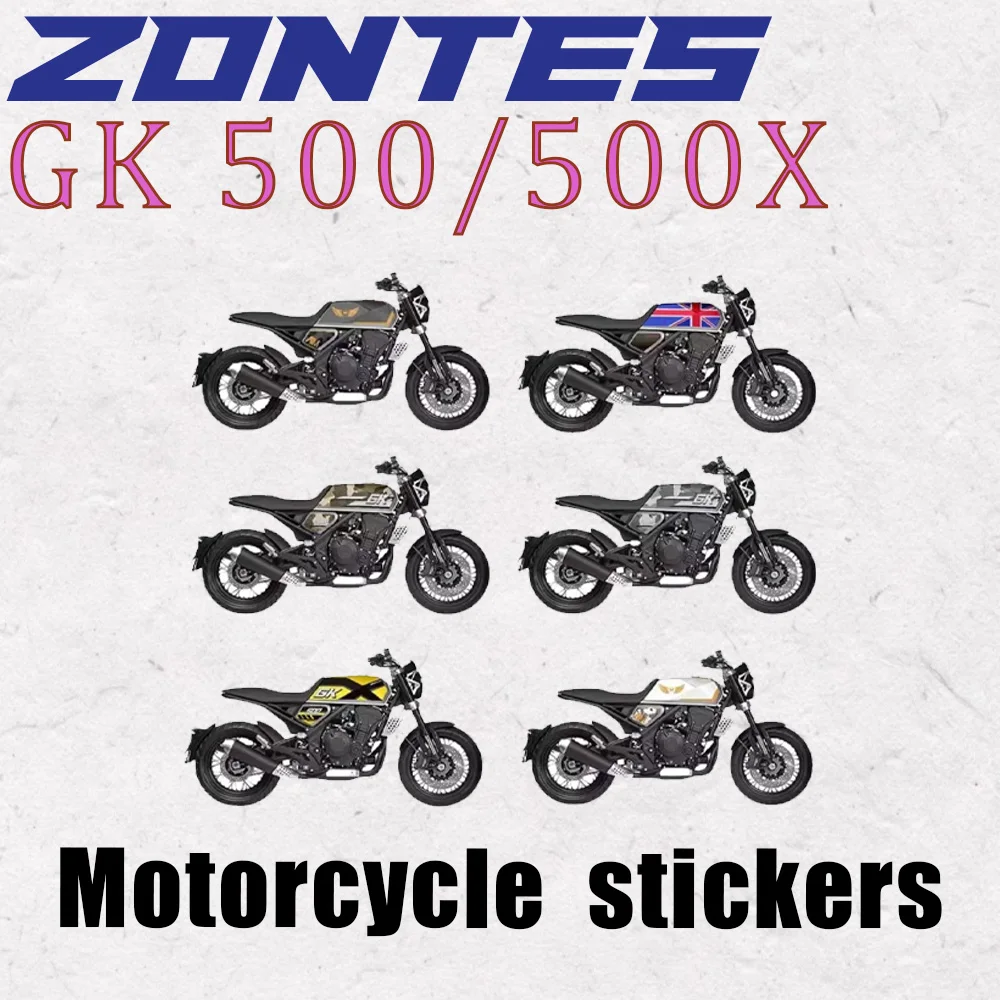 

Body Decoration Protection Sticker Fit GK 500/500X Motorcycle Reflective Decal For GK 500 / 500X