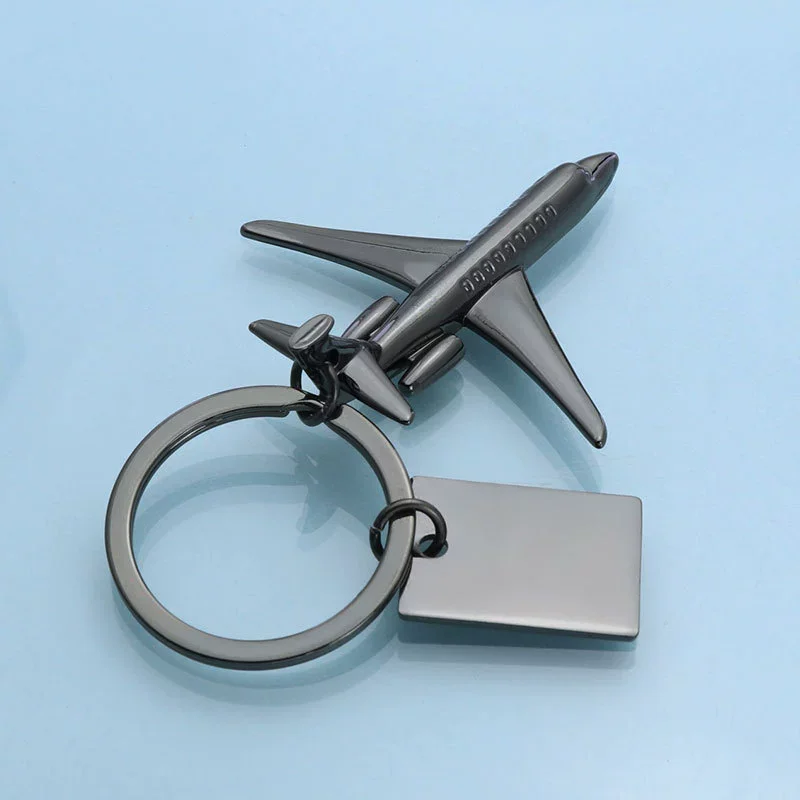 Custom Airplane Key Chain, Fly Safe Keychain