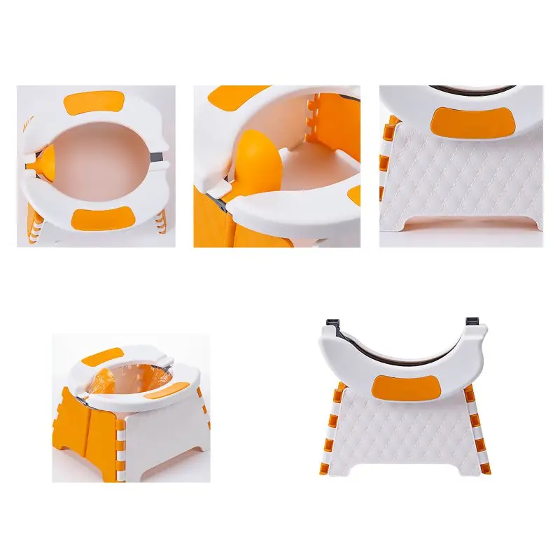 Collapsible Potty Training Seat For Toddler Portable Kids Travel Potty