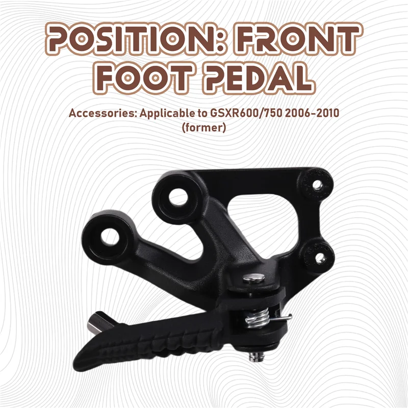 

Кронштейн подножек мотоцикла, кронштейн подножек для Suzuki GSXR 600, передний кронштейн подставки для ног-A28K
