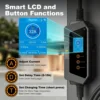 feyree Type2 / Type1 / GBT / TS-NACS ソケット 32A 7KW 1 相スマート APP Wi-Fi コントロール家庭用および屋外用 5
