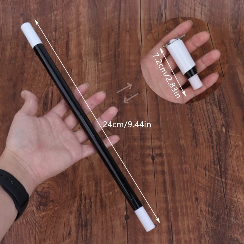 عصا سحرية تظهر فورية عن قرب دعامة سحرية للشارع، خدعة تلاشي سهلة التعلم للمبتدئين والسحرة المحترفين