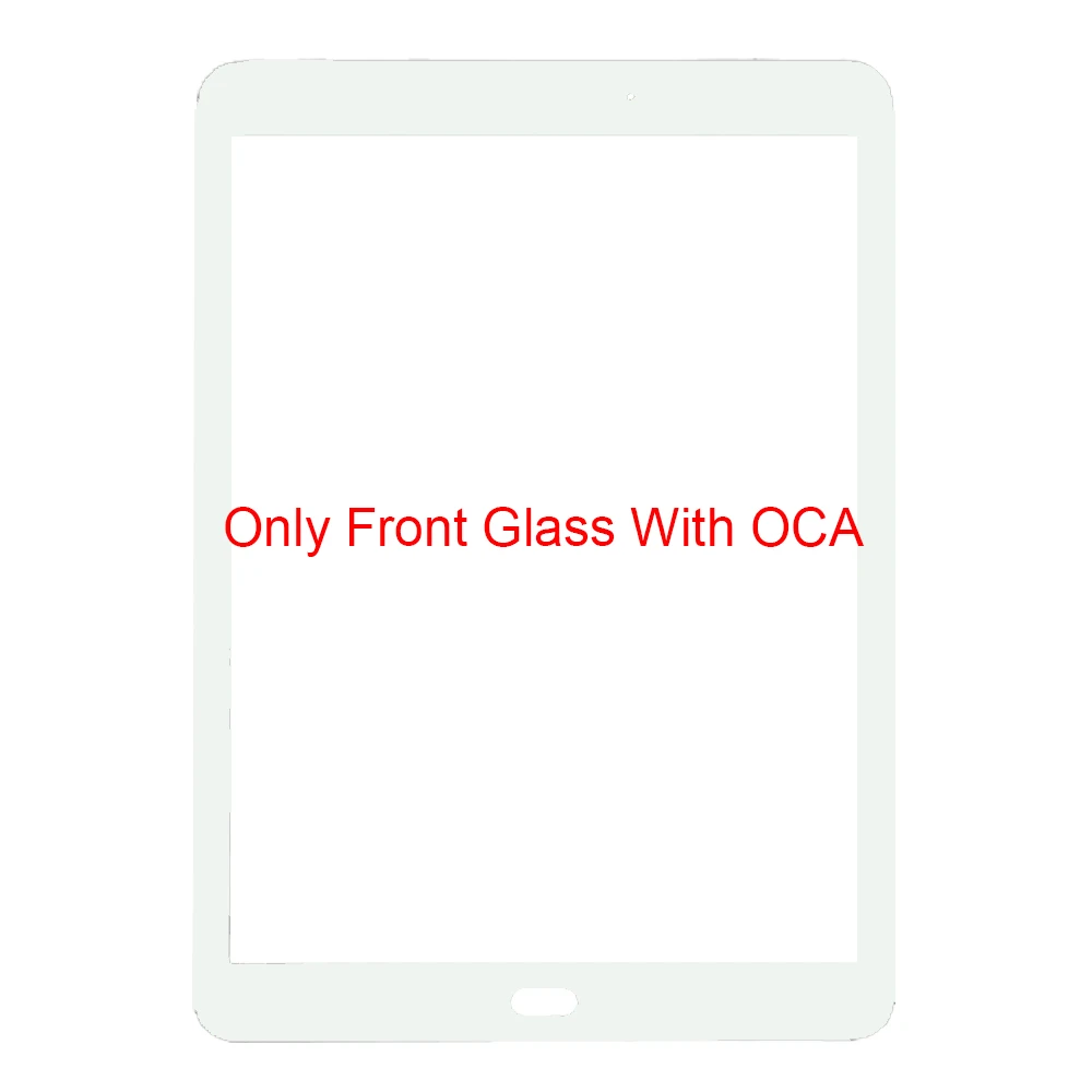 For Samsung Galaxy Tab S3 SM-T827 T825Y SM-T820 SM-T825 SM-T825N Touch Screen Panel Tablet Front Outer LCD Glass Lens With OCA