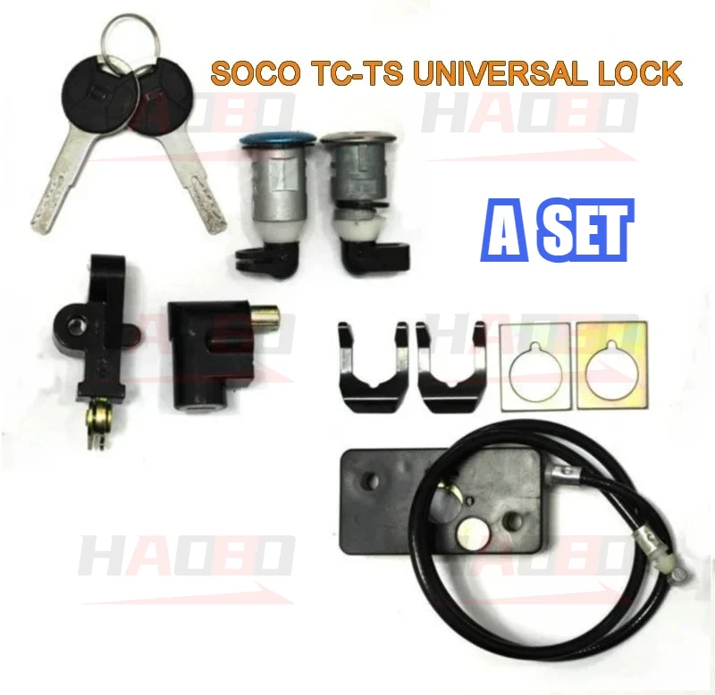 For Super SOCO TC TS Scooter  Original Accessories A Complete Set of Locks, Special Switches Faucets and Cushion Locks