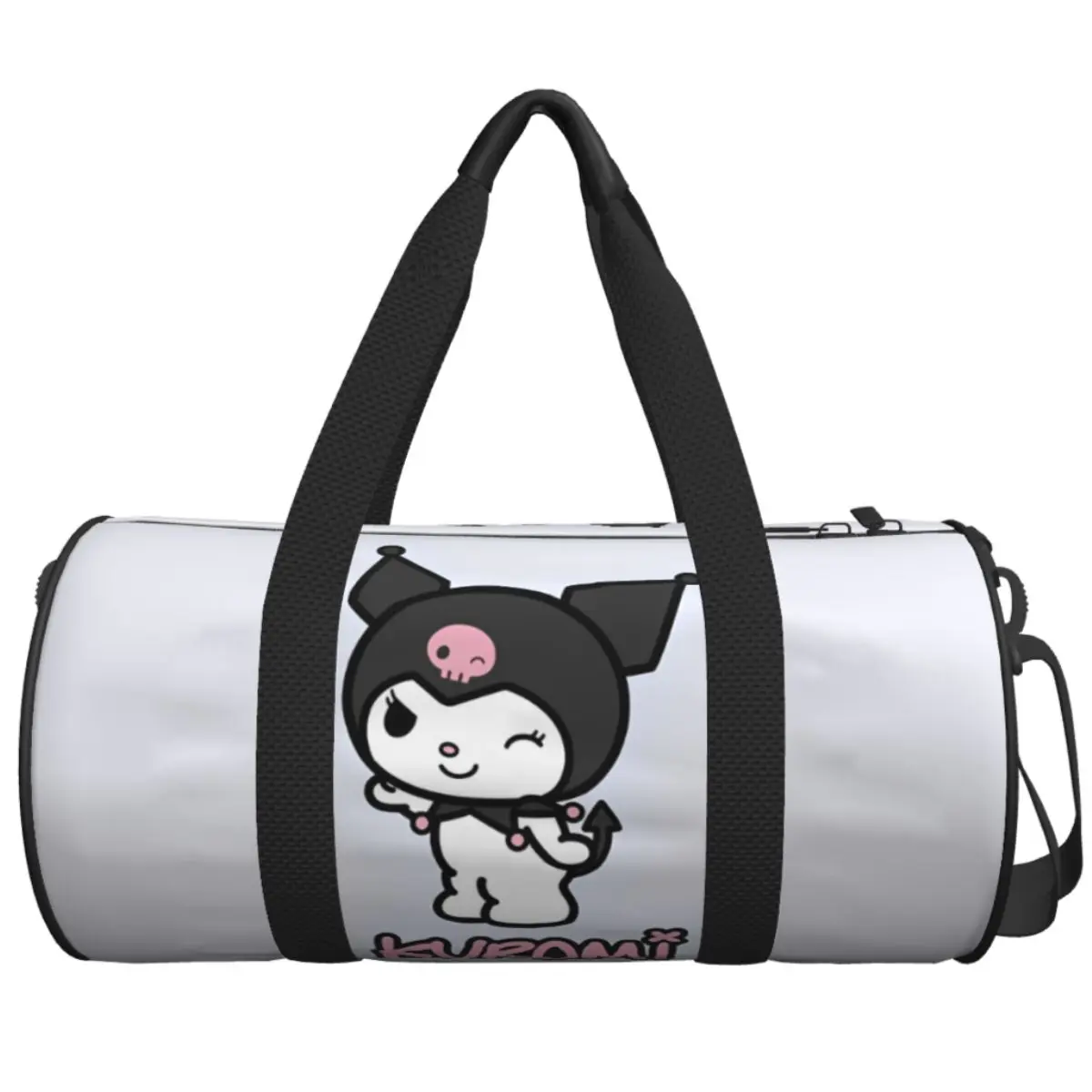 

Kawaii Kuromi Japanese Cute Cartoon Travel Bag Swimming Gym Bag Men Pattern Large Retro Sports Fitness Bags Outdoor Handbags