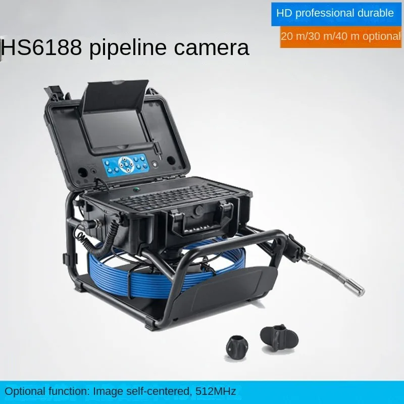 Caméra de pipeline endoscope industriel, caméra vidéo d'égout, détecteur, inspection des égouts