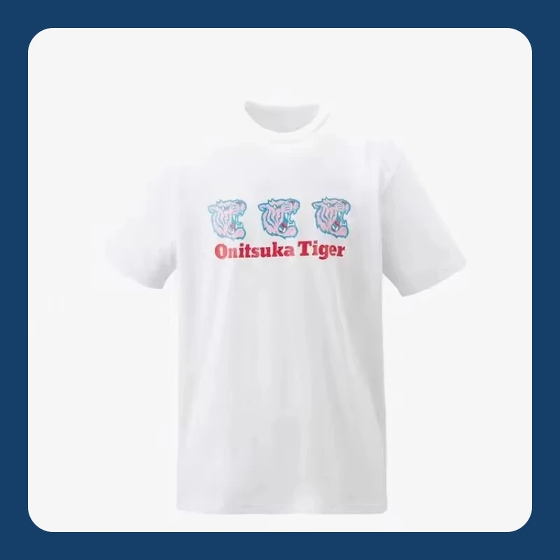 

2025 Fashion Brand New Printed Cotton T-shirt Casual Sports Short Sleeves Fashion Loose Streetwear Oversized Top Unisex