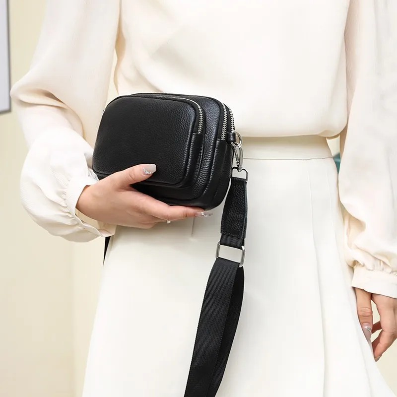 

2025 Fashion New Women's Bag Small Bag Versatile Simple Women's Shoulder Bag Multi layer Diagonal Span ita Small Bag сумка