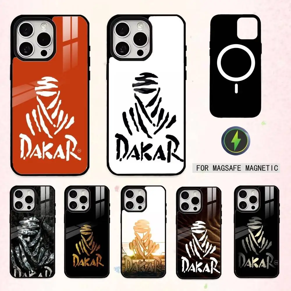 

Cool R-Rally D-Dakar Logo Phone Case For iPhone17,16,15,14,13,12,11 Plus,Pro Max Magnetic For Magsafe Wireless Charging