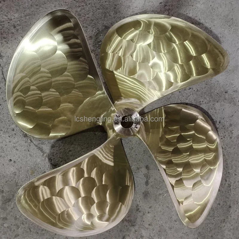 Good Manganese bronze  Boat Propeller with 4 Blades Big Size Marine Propeller for Ships