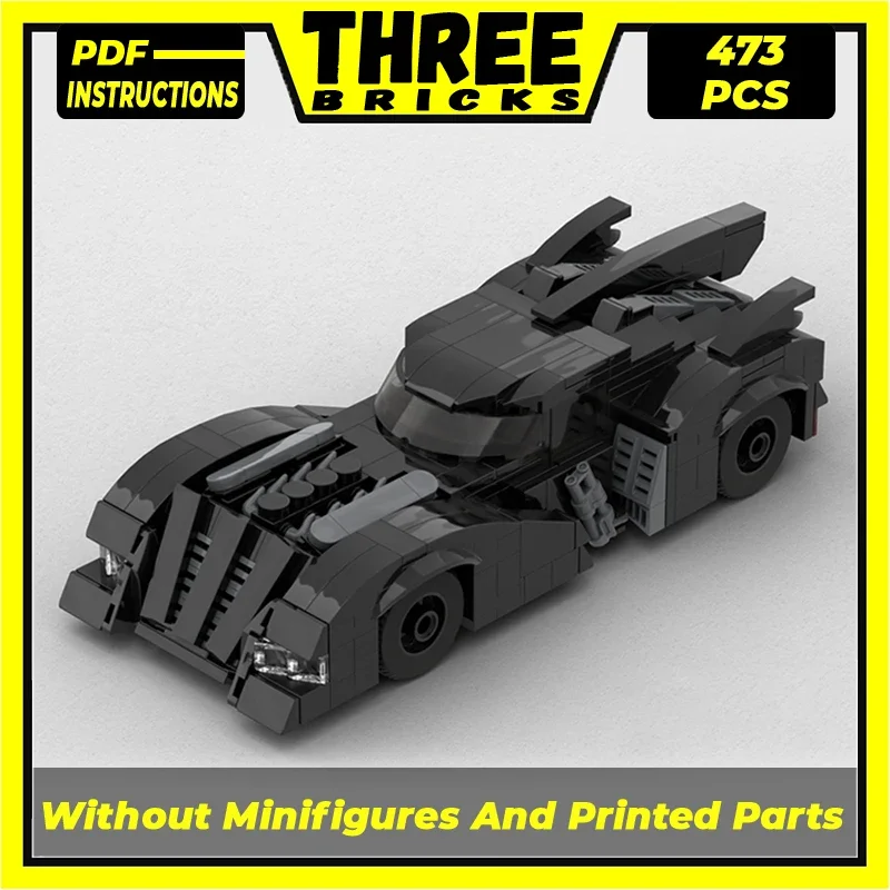 

Moc Building Bricks Famous Movie Car Model Bat Supercar V2 Technology Modular Blocks Gifts Toys For Children DIY Sets Assembly