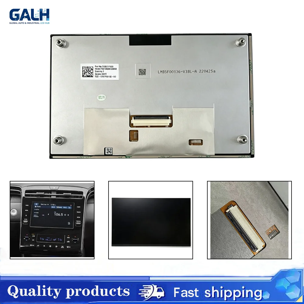 TDO-0797F00136-V3 TDO-0797F00136-V6 New 8 inch TDO-0797F00136-V2 LMB5F00136 LCD With Touch Screen For KIA K5 Car Navigation