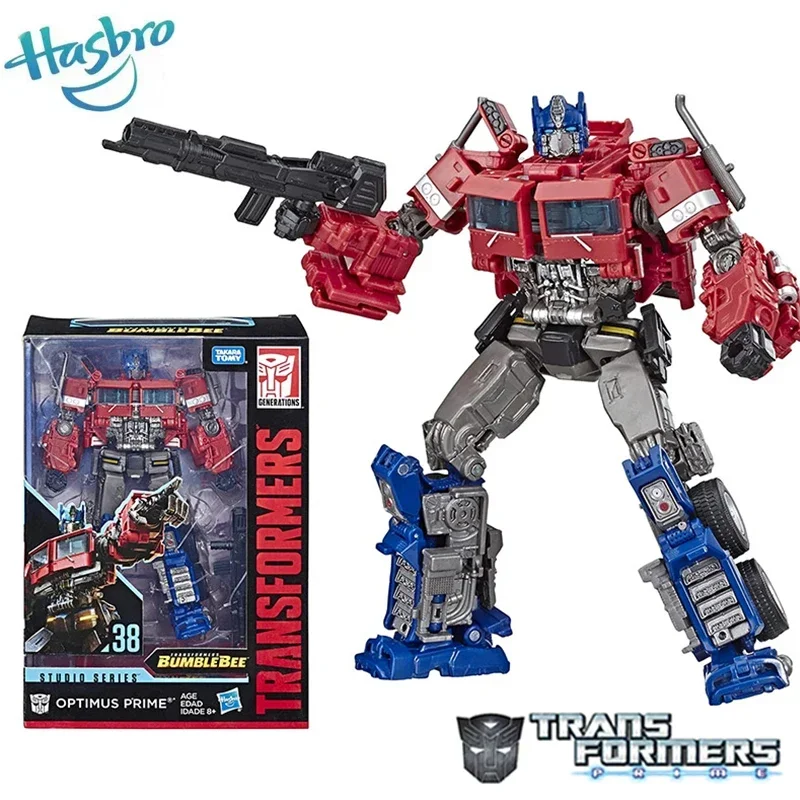 Hasbro Transformers Toys Studio Series 38 Voyager Class Optimus Prime SS38 Anime Action Figure Model Toys Collection In Stock