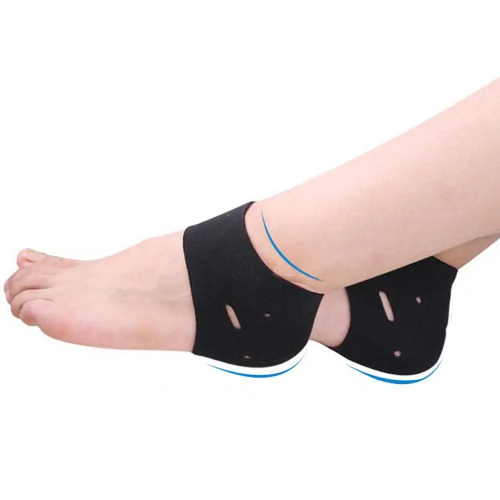 1 Pair Feet Sleeve Ankle Support Socks Compression Anti Sprain Heel Protective Pressurizable Bandage Ankle Support Foot