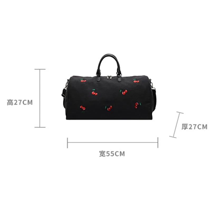Zipper Large Capacity Oxford Travel Bags Solid Fitness Bag Thickened Fabric High Capacity Waterproof Luggage Sports Bags Handbag
