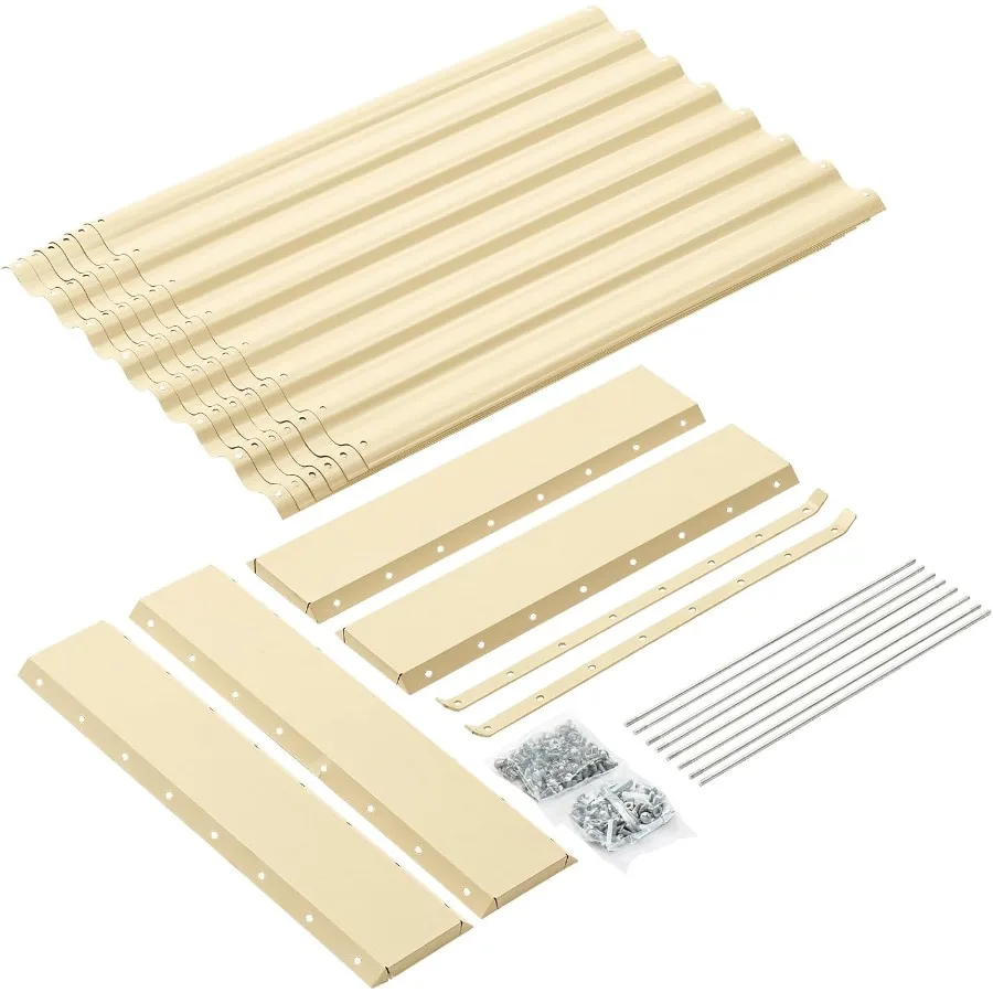 8 × 4 × 2ft المجلفن أثار سرير الحديقة صناديق زراعة في الهواء الطلق أثار حديقة سرير في الهواء الطلق للخضروات الزهور الأعشاب 479 جالون