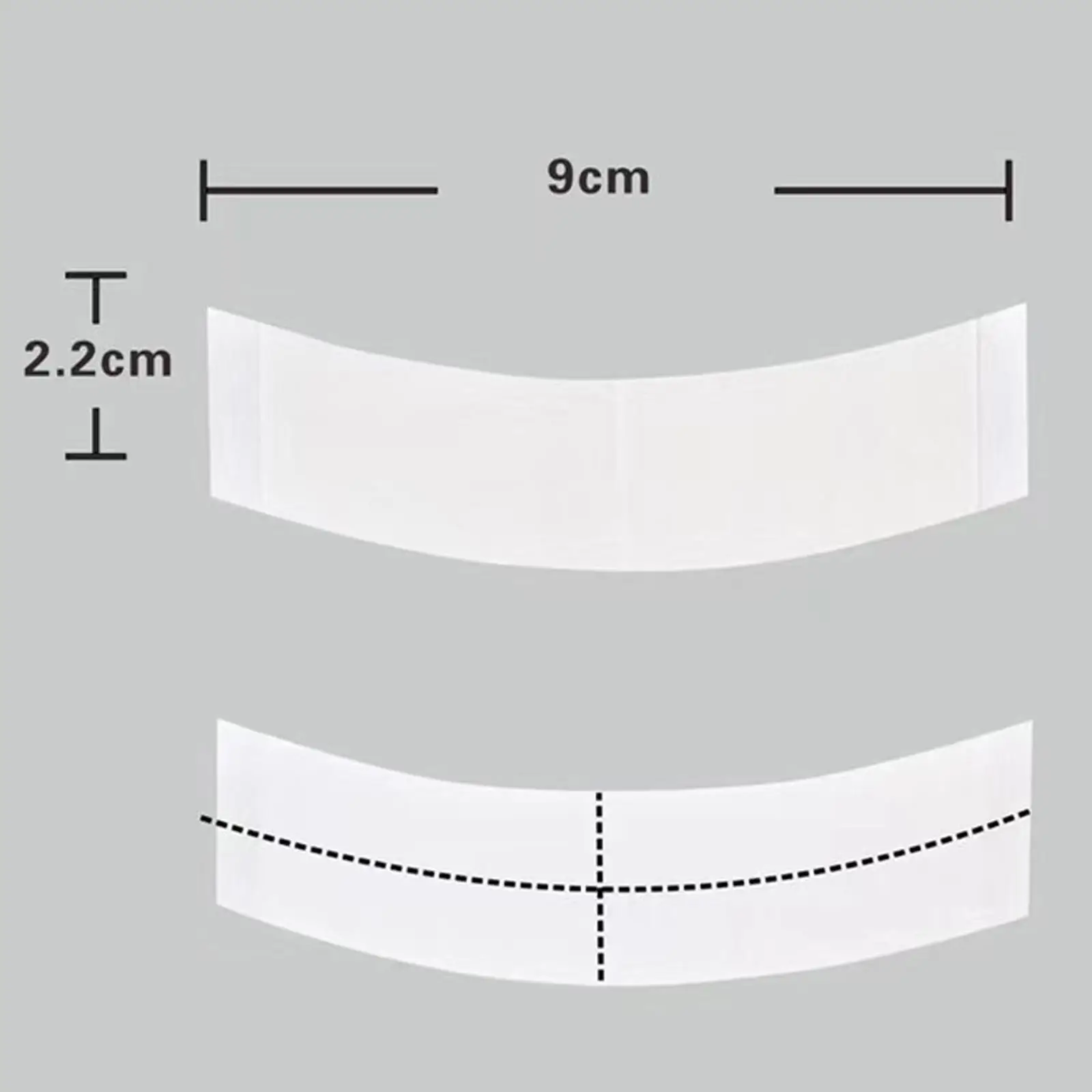 36x doppelseitige Haar verlängerungen Perücken Klebeband Toupet Klebeband Streifen wasserdicht weich Mehrzweck 9x2,2 cm unsichtbare Spitze Front band