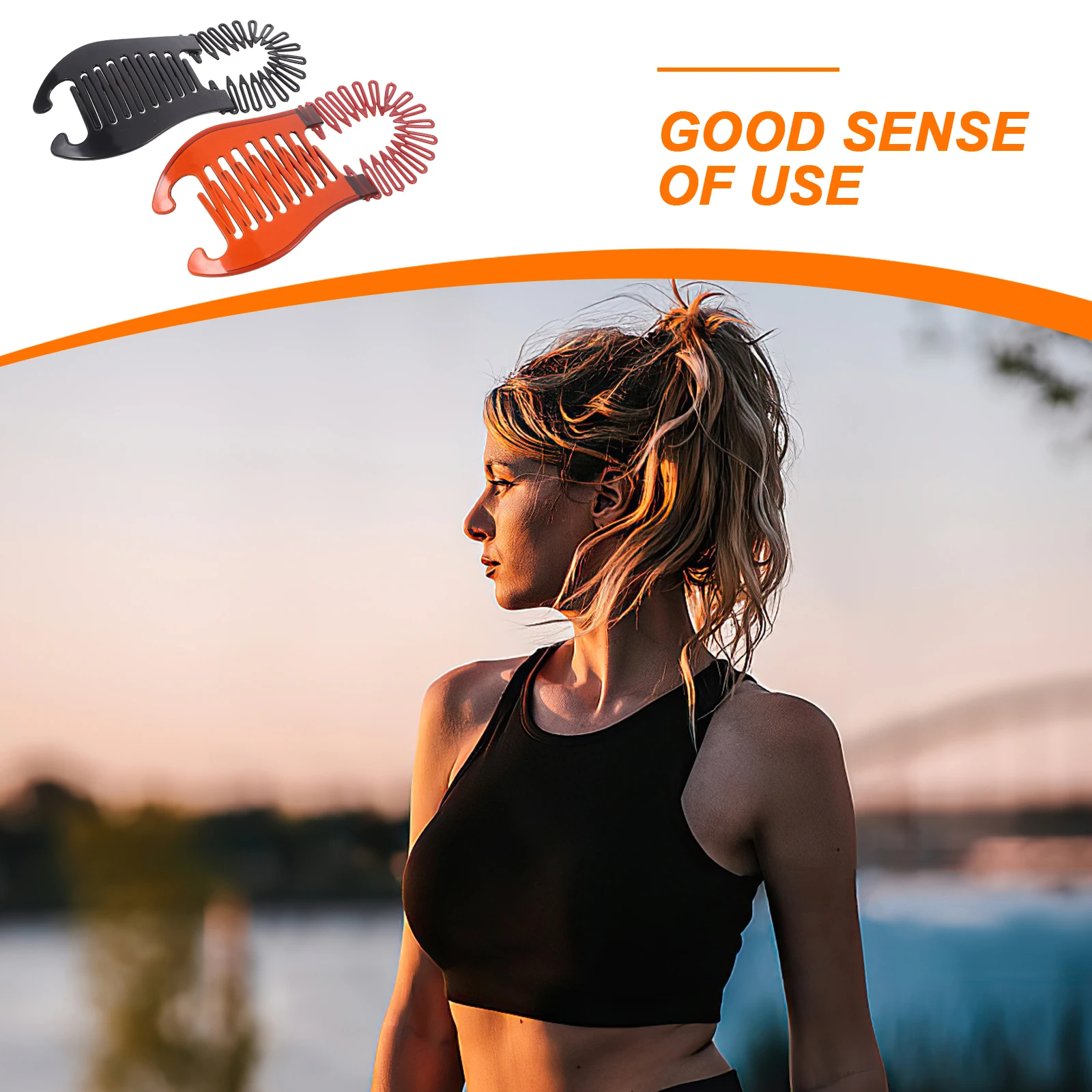 

4Pcs Women Hairpins Plastic Banana Hair Clip Set Fashion Chic Hair Comb Holder for Daily Wear Party Wedding Reusable Design