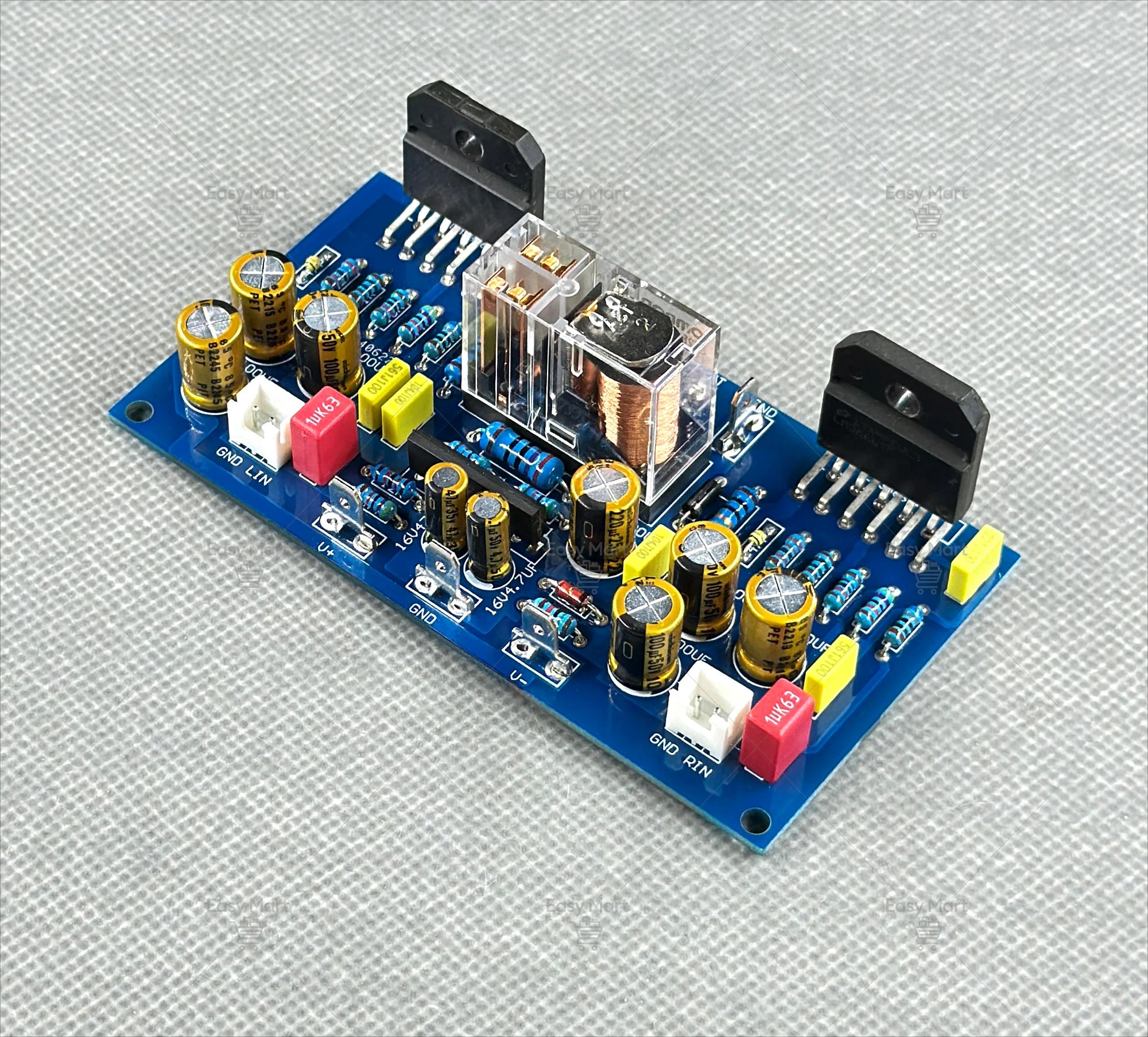 LM3886 Dual Channel with Speaker Protection Power Amplifier Board Parts Finished PCB Empty Board