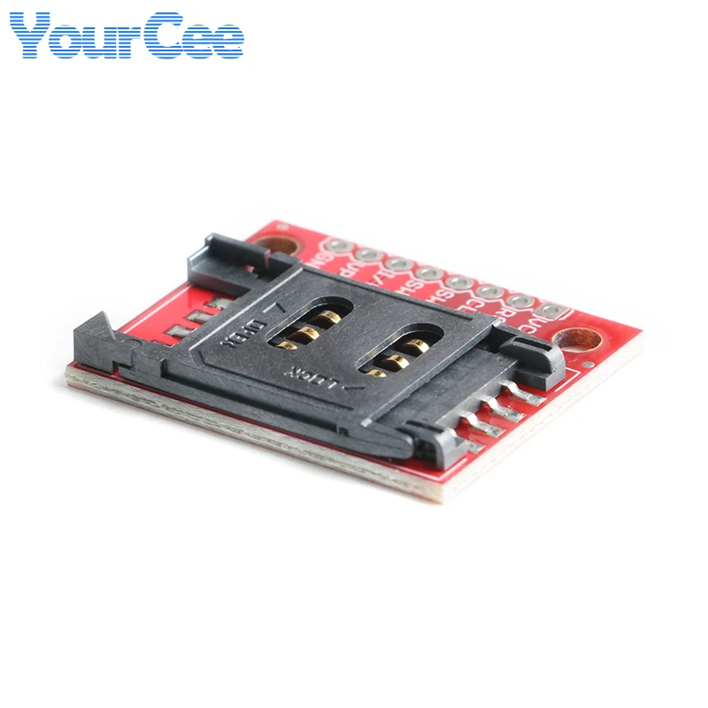 2pcs/1pc SIM Card Socket Breakout Holder Adapter Plate Module with Pin Header