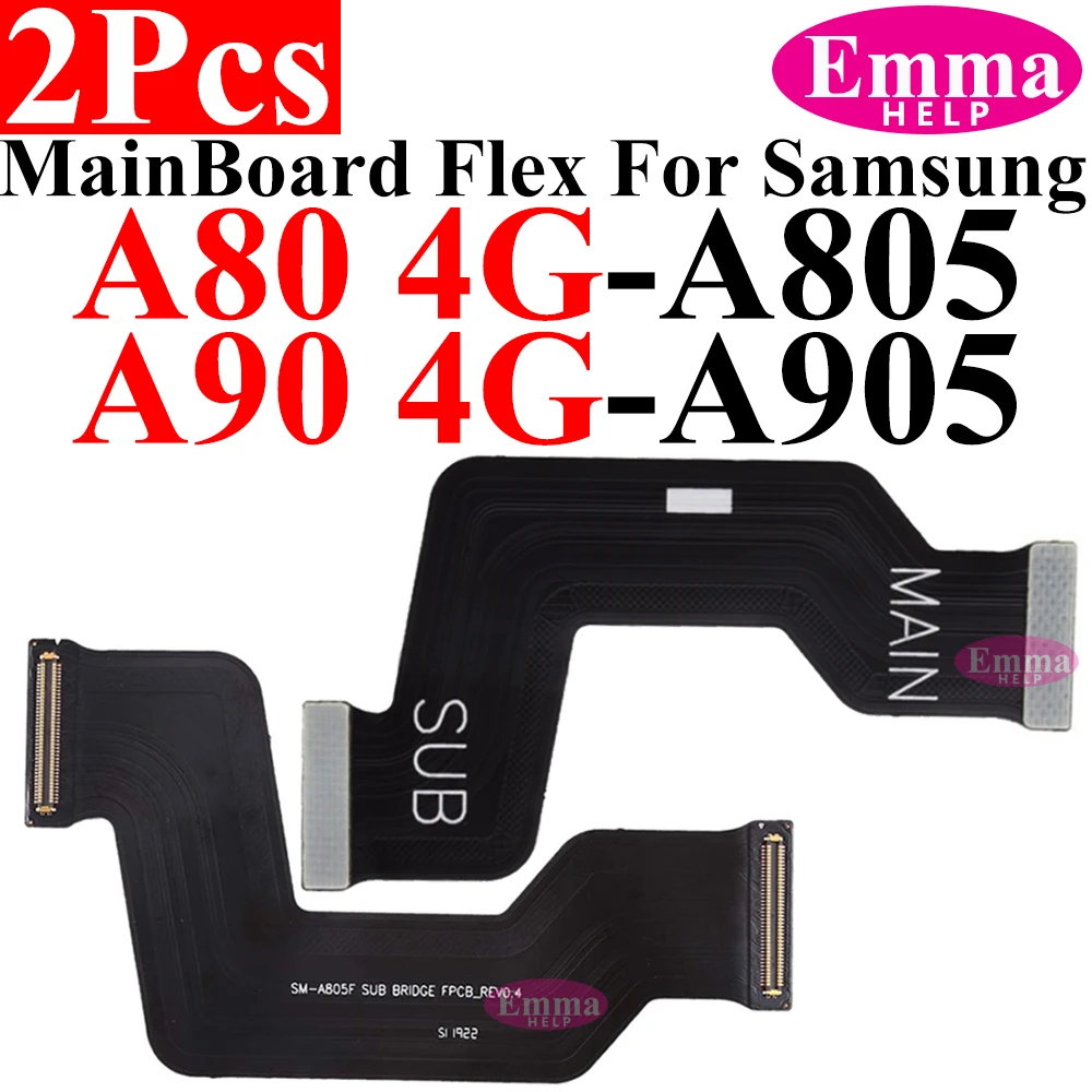 EmmaHelp 2Pcs Mainboard Flex Cable Motherboard Dock For Samsung  Note 20 10 Plus A20 A30 A40 A50 A60 A70 Connector Main Board