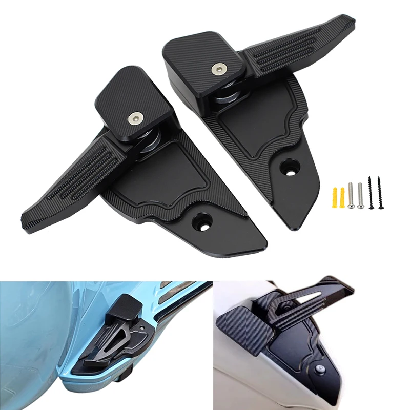 

Motorcycle CNC Aluminum Rear Passenger Footpad Foot Steps Pedal Rests Cover Fit For VESPA SRPINT PRIMAVERA 150 Accessories