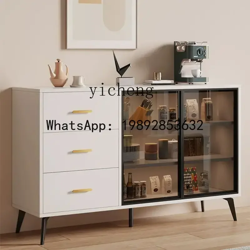 Tea Cabinet Living Room Sideboard Cabinet Household Storage Cabinet Simple Modern Wall Locker