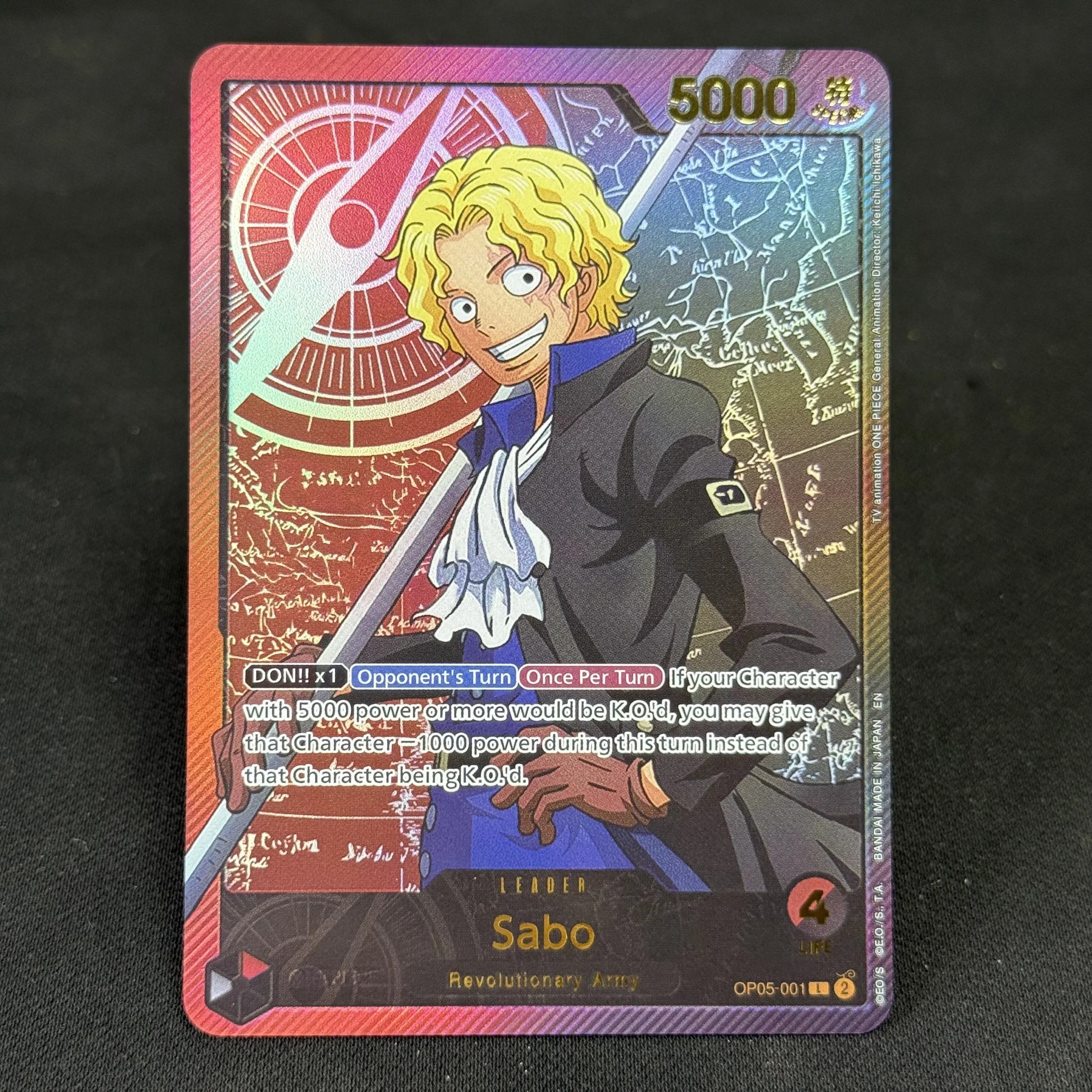 ONE PIECE Leader Proxy Cards Smoker (Parallel) Yamato Sabo Monkey