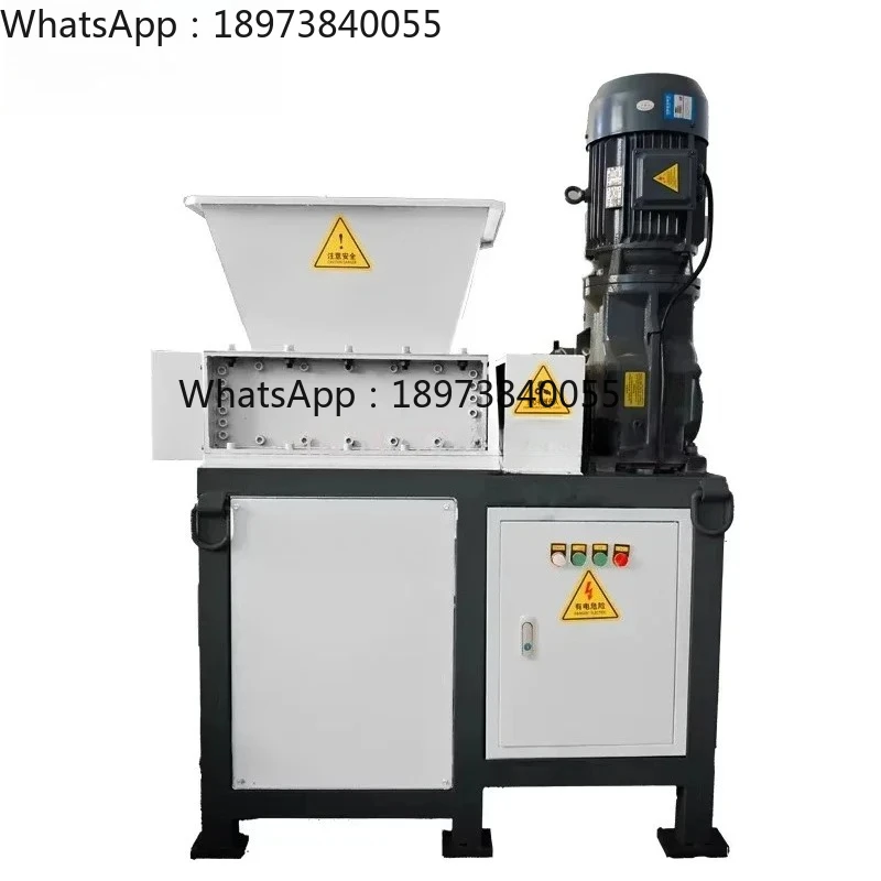2026-Recycling Crusher Low Price  Specification Metal Car Coconut Waste Crusher Single Shaft Plastic Waste Crusher
