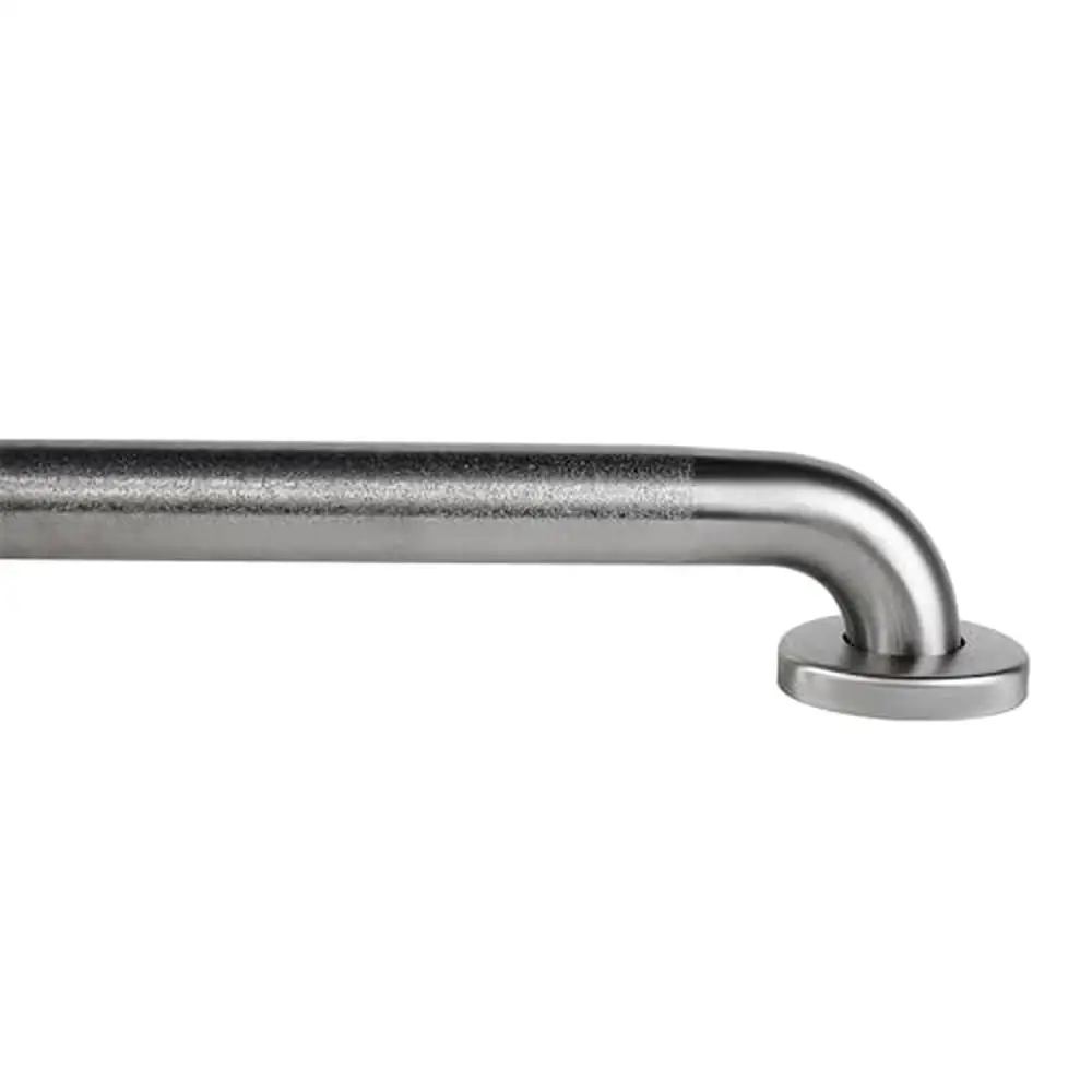 42" Stainless Steel Grab Bar B-6806X42 Slip-Resistant Surface ADA Compliant Concealed Mounting Flanges Heavy-Duty Construction